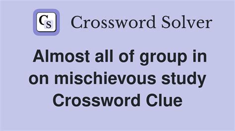 mischievous crossword clue|mischievous crossword clue dan word.